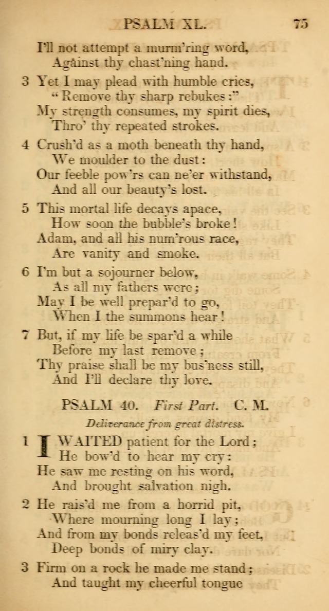 The Psalms and Hymns, with the Catechism, Confession of Faith, and Liturgy, of the Reformed Dutch Church in North America page 77