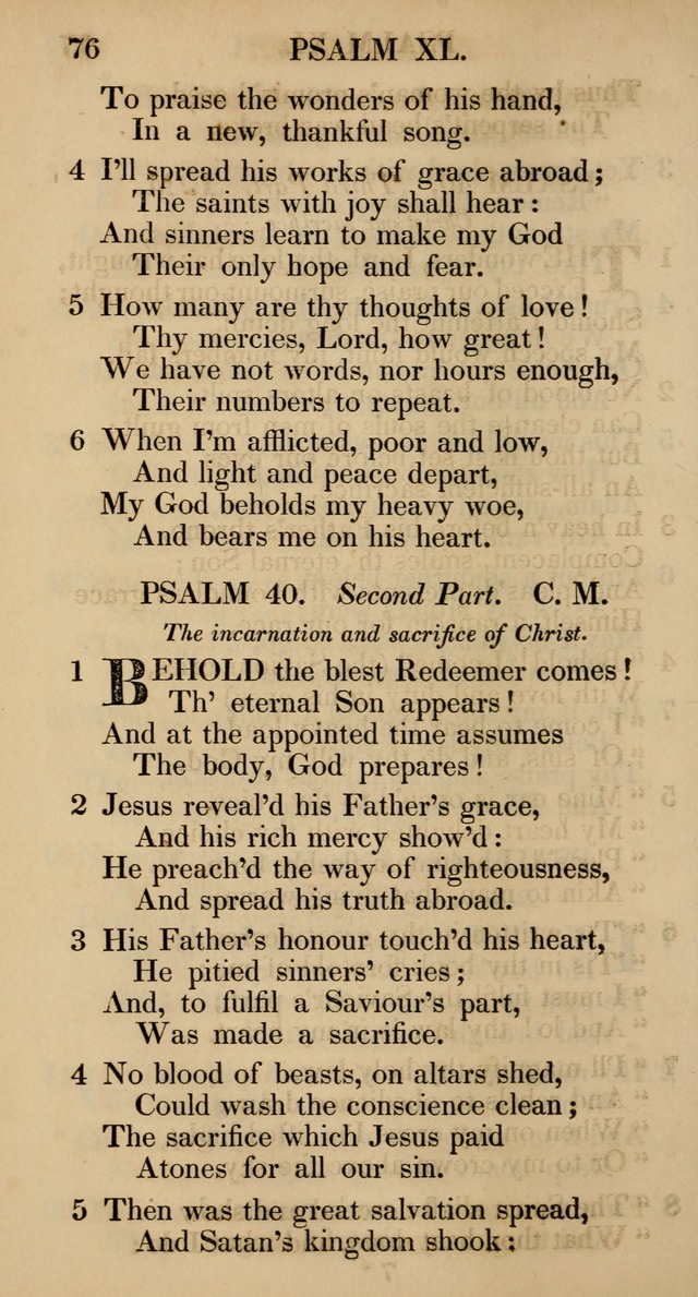 The Psalms and Hymns, with the Catechism, Confession of Faith, and Liturgy, of the Reformed Dutch Church in North America page 78