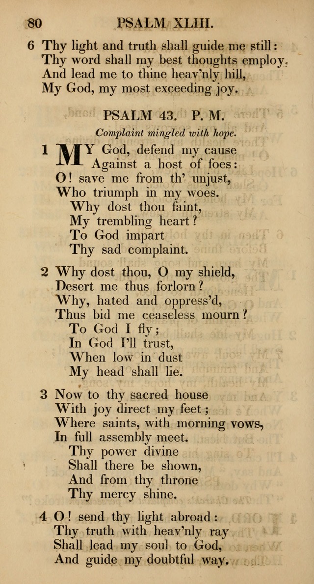 The Psalms and Hymns, with the Catechism, Confession of Faith, and Liturgy, of the Reformed Dutch Church in North America page 82