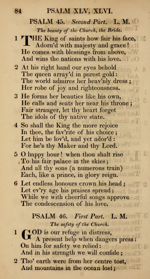 The Psalms and Hymns, with the Catechism, Confession of Faith, and Liturgy, of the Reformed Dutch Church in North America page 86