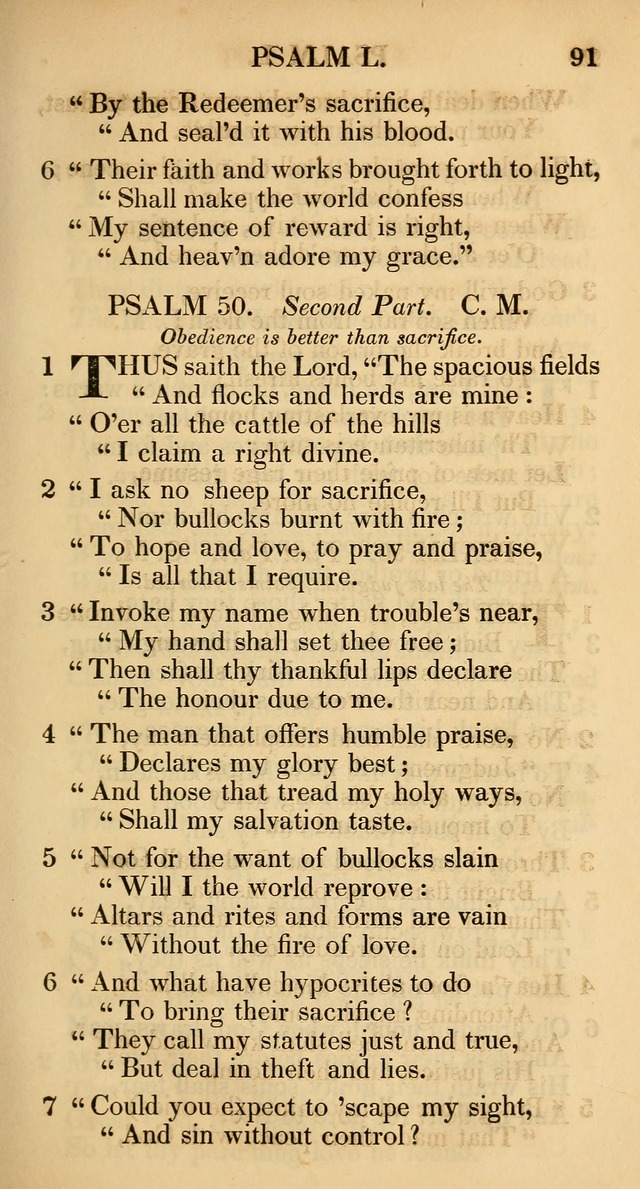 The Psalms and Hymns, with the Catechism, Confession of Faith, and Liturgy, of the Reformed Dutch Church in North America page 93