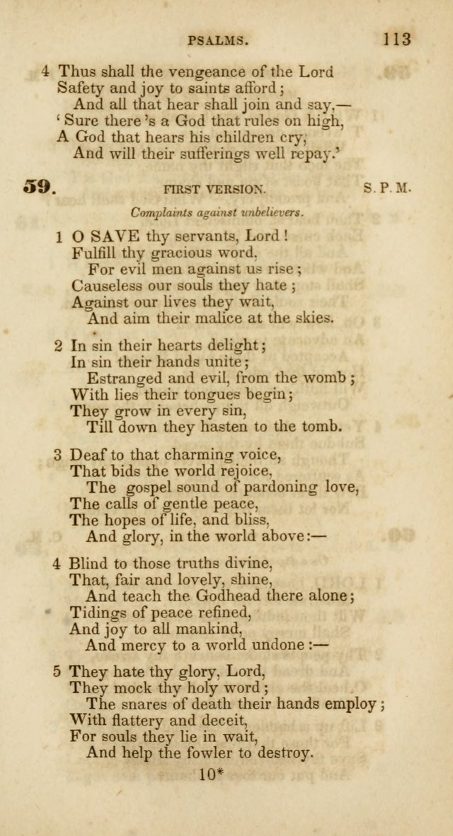 Psalms and Hymns, for Christian Use and Worship page 124