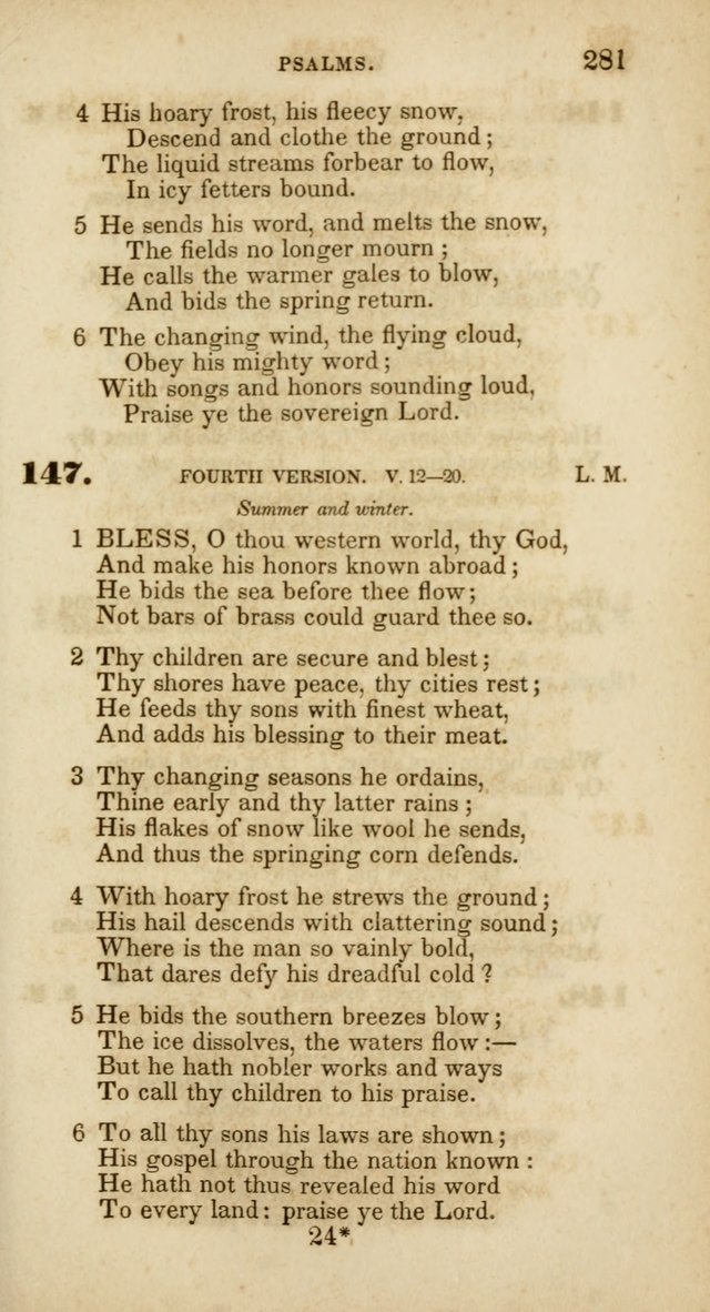 Psalms and Hymns, for Christian Use and Worship page 292