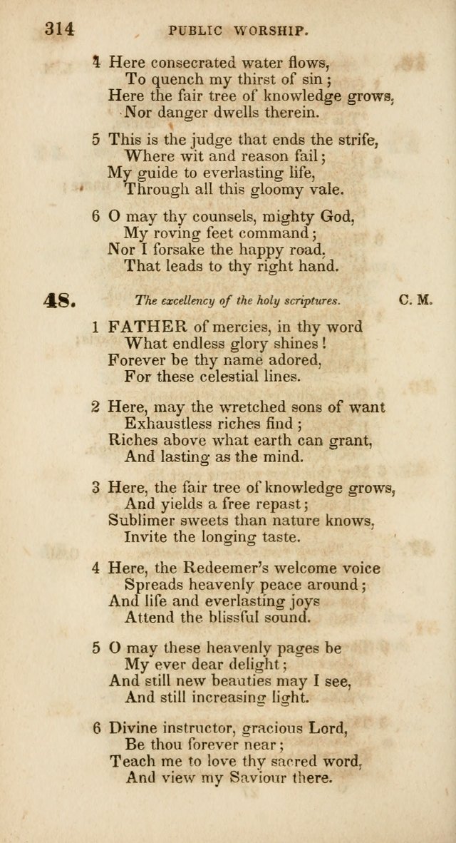 Psalms and Hymns, for Christian Use and Worship page 325