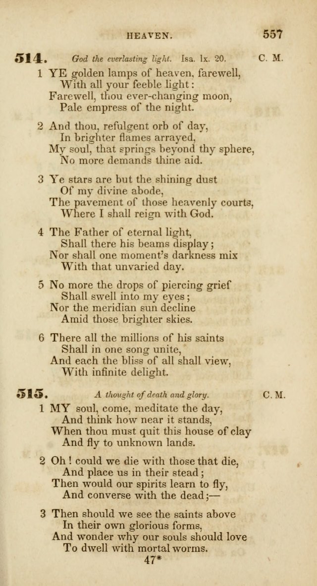 Psalms and Hymns, for Christian Use and Worship page 568