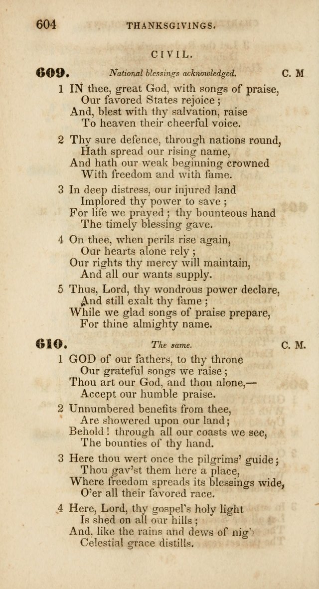 Psalms and Hymns, for Christian Use and Worship page 615