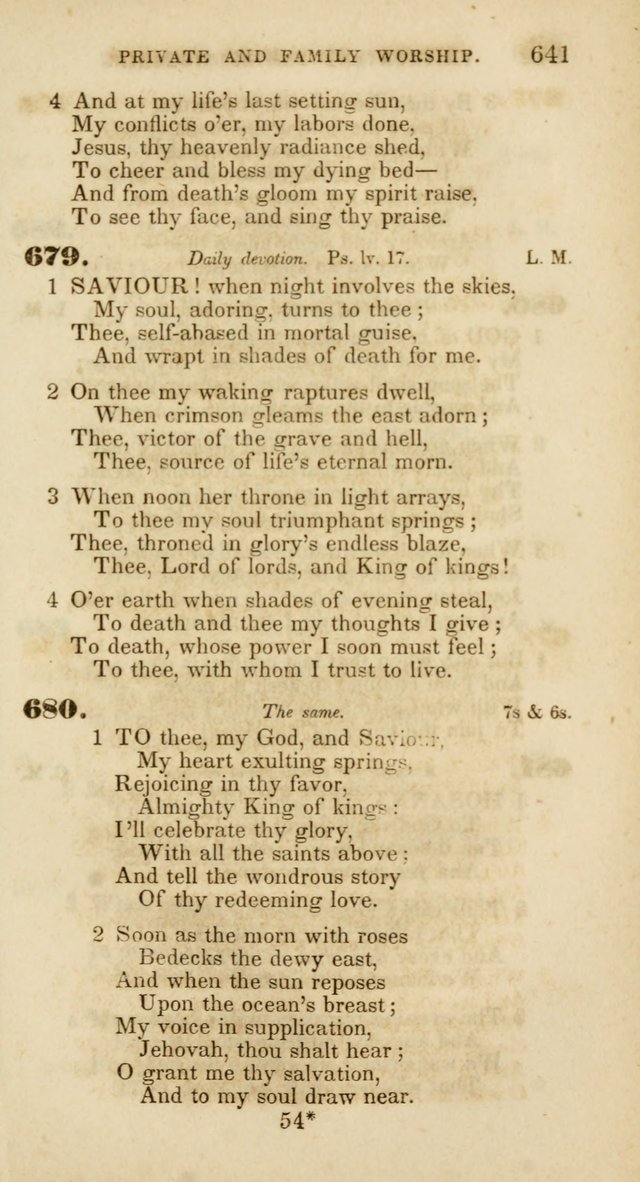 Psalms and Hymns, for Christian Use and Worship page 652