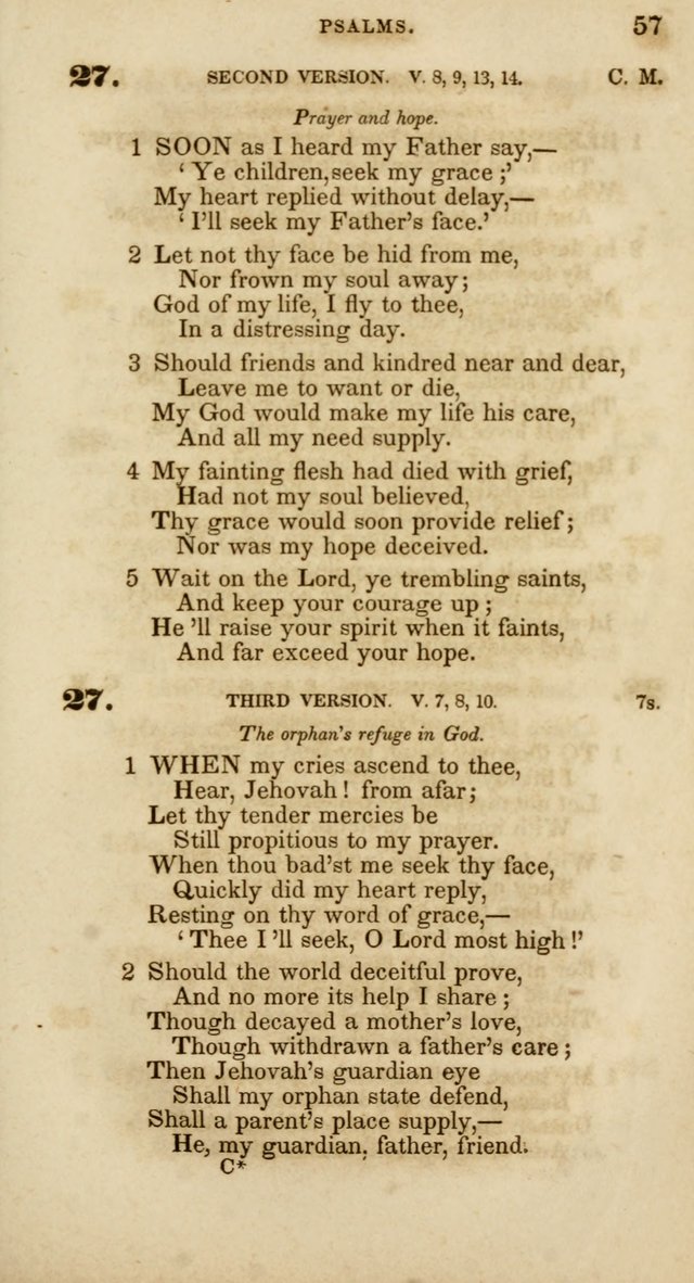 Psalms and Hymns, for Christian Use and Worship page 68