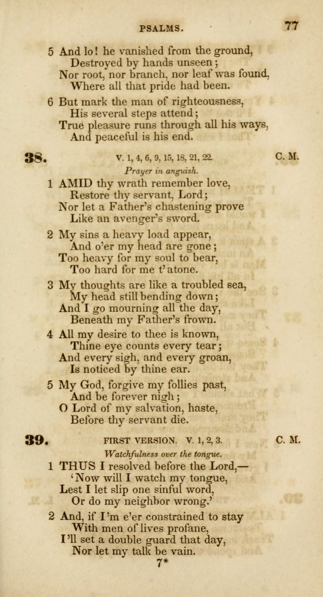 Psalms and Hymns, for Christian Use and Worship page 88