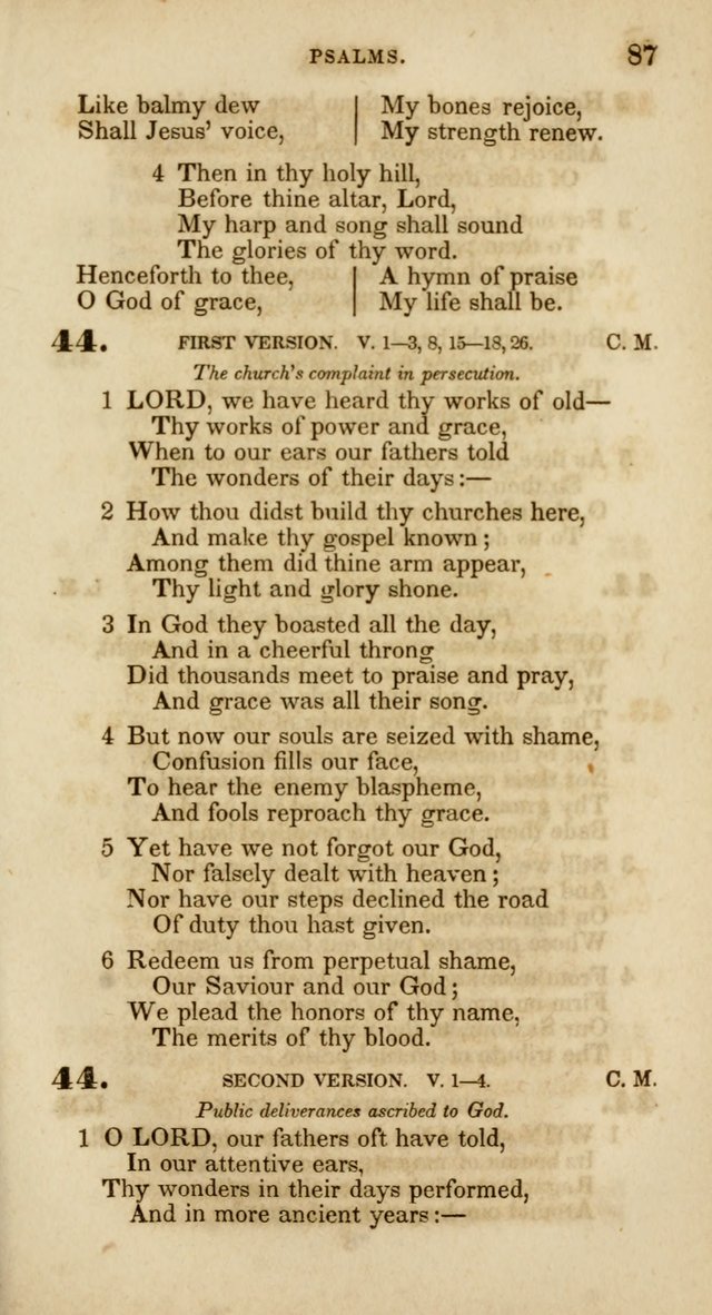 Psalms and Hymns, for Christian Use and Worship page 98