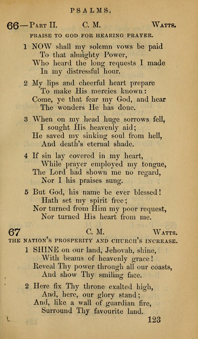 The Psalms and Hymns, with the Doctrinal Standards and Liturgy of the Reformed Protestant Dutch Church in North America page 131