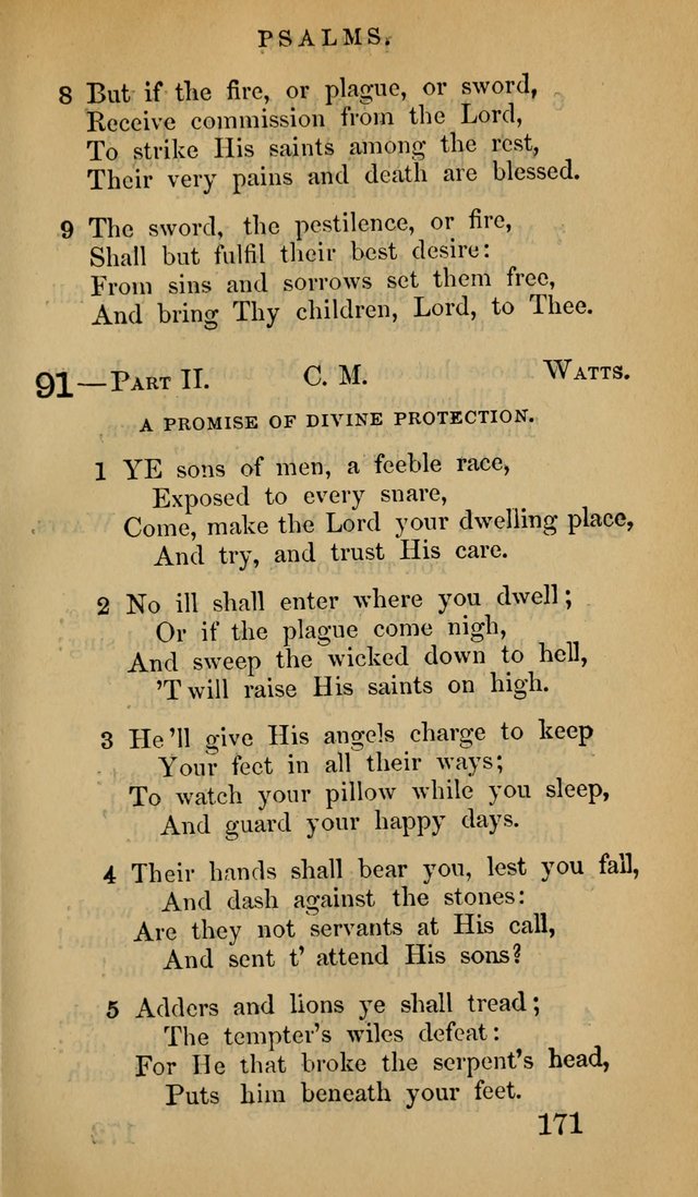 The Psalms and Hymns, with the Doctrinal Standards and Liturgy of the Reformed Protestant Dutch Church in North America page 179