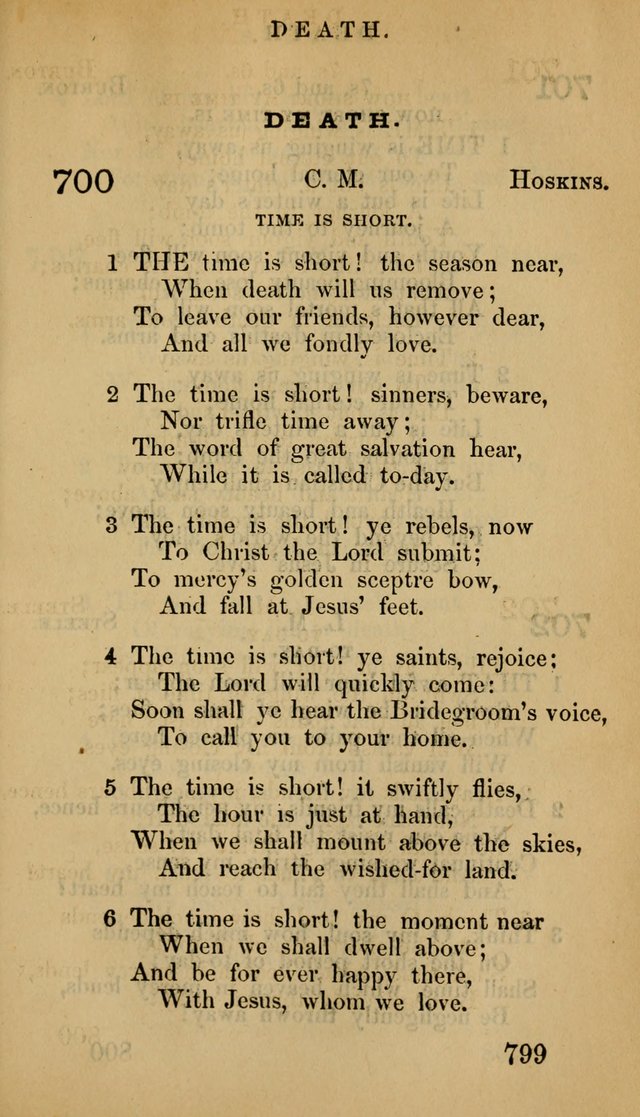 The Psalms and Hymns, with the Doctrinal Standards and Liturgy of the Reformed Protestant Dutch Church in North America page 1833