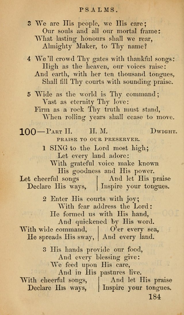 The Psalms and Hymns, with the Doctrinal Standards and Liturgy of the Reformed Protestant Dutch Church in North America page 192