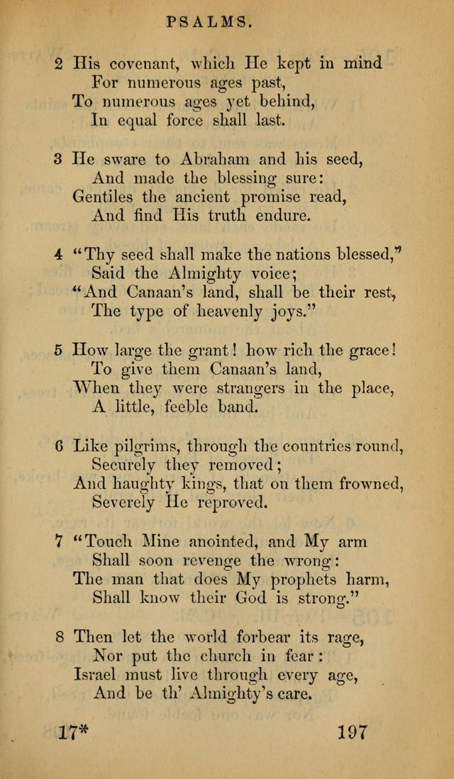 The Psalms and Hymns, with the Doctrinal Standards and Liturgy of the Reformed Protestant Dutch Church in North America page 205