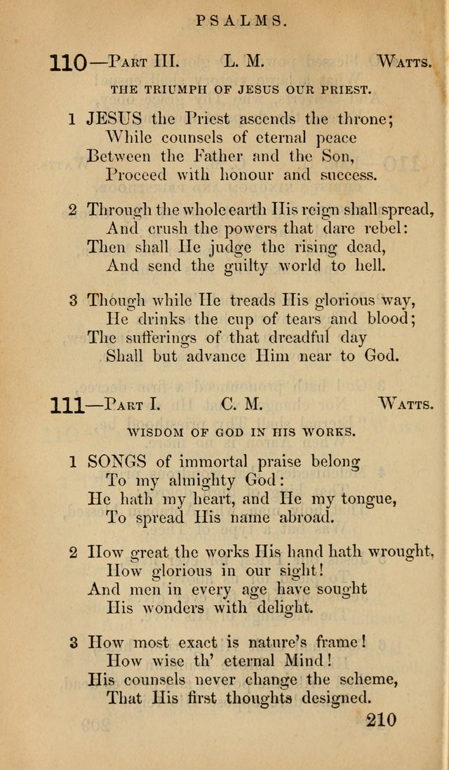 The Psalms and Hymns, with the Doctrinal Standards and Liturgy of the Reformed Protestant Dutch Church in North America page 218