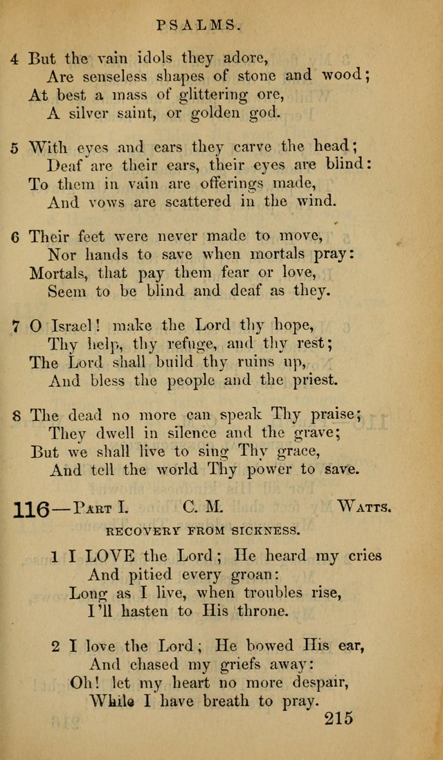 The Psalms and Hymns, with the Doctrinal Standards and Liturgy of the Reformed Protestant Dutch Church in North America page 223