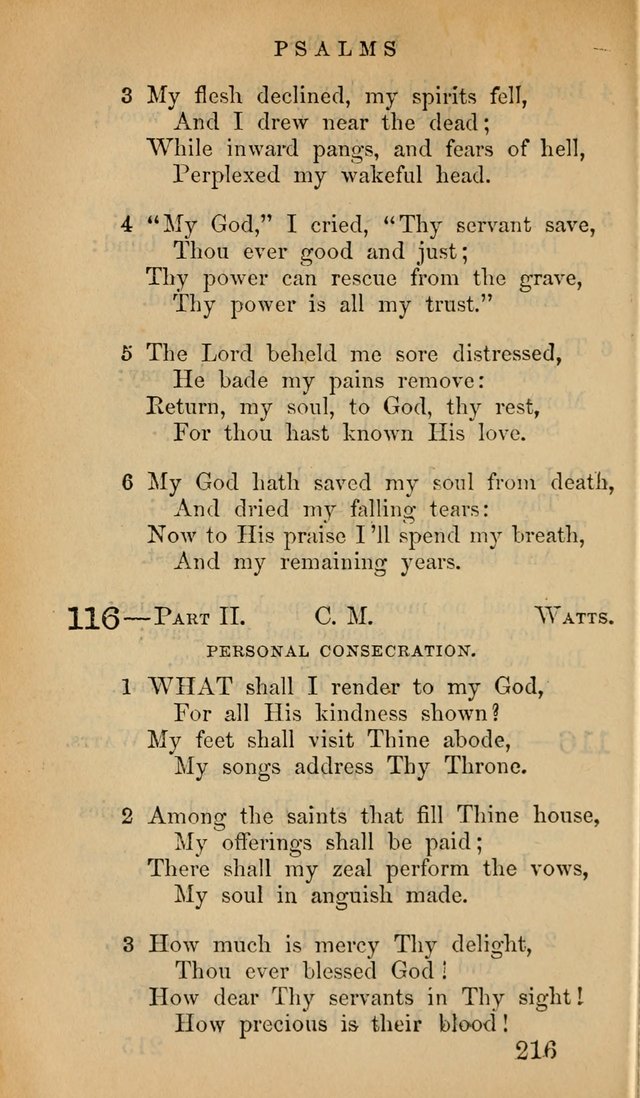 The Psalms and Hymns, with the Doctrinal Standards and Liturgy of the Reformed Protestant Dutch Church in North America page 224