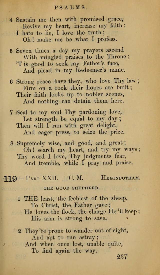 The Psalms and Hymns, with the Doctrinal Standards and Liturgy of the Reformed Protestant Dutch Church in North America page 245