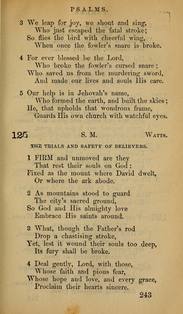 The Psalms and Hymns, with the Doctrinal Standards and Liturgy of the Reformed Protestant Dutch Church in North America page 251