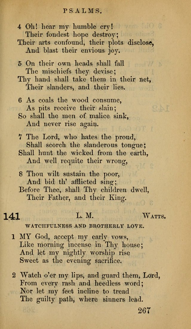 The Psalms and Hymns, with the Doctrinal Standards and Liturgy of the Reformed Protestant Dutch Church in North America page 275