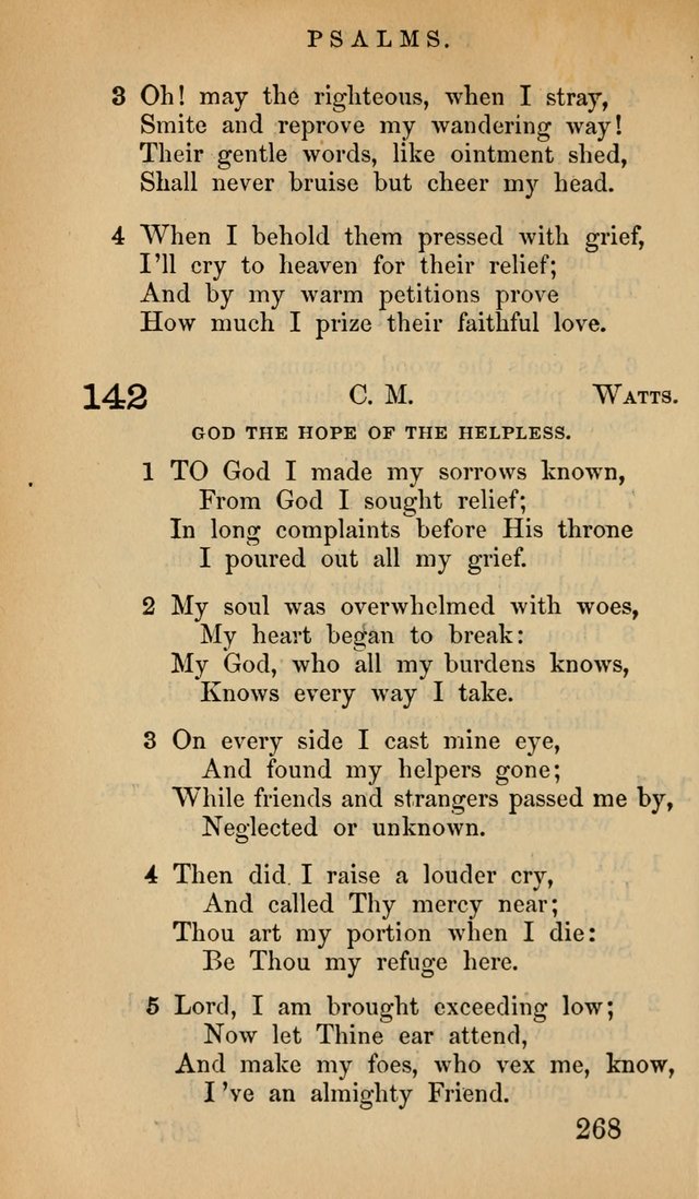 The Psalms and Hymns, with the Doctrinal Standards and Liturgy of the Reformed Protestant Dutch Church in North America page 276