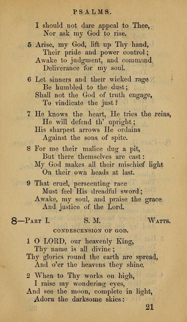 The Psalms and Hymns, with the Doctrinal Standards and Liturgy of the Reformed Protestant Dutch Church in North America page 29