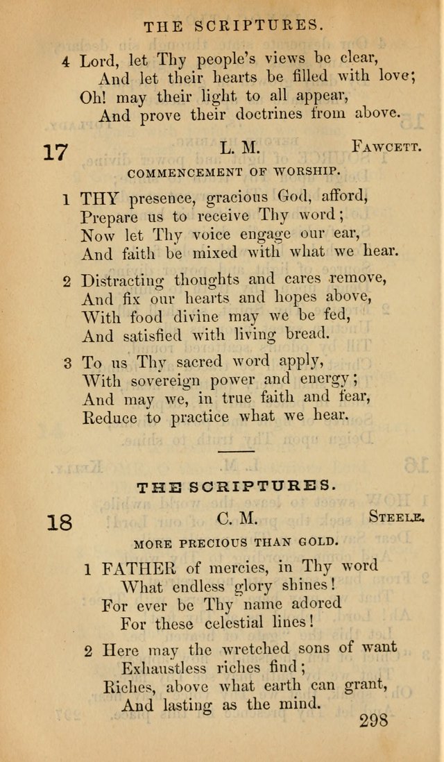 The Psalms and Hymns, with the Doctrinal Standards and Liturgy of the Reformed Protestant Dutch Church in North America page 306