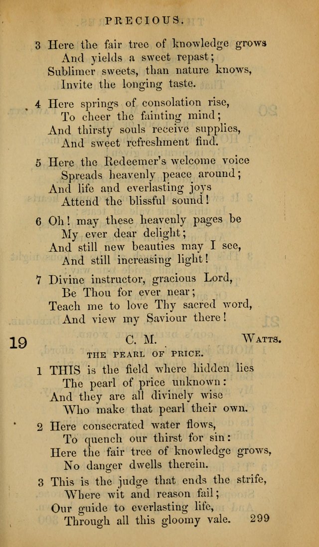 The Psalms and Hymns, with the Doctrinal Standards and Liturgy of the Reformed Protestant Dutch Church in North America page 307