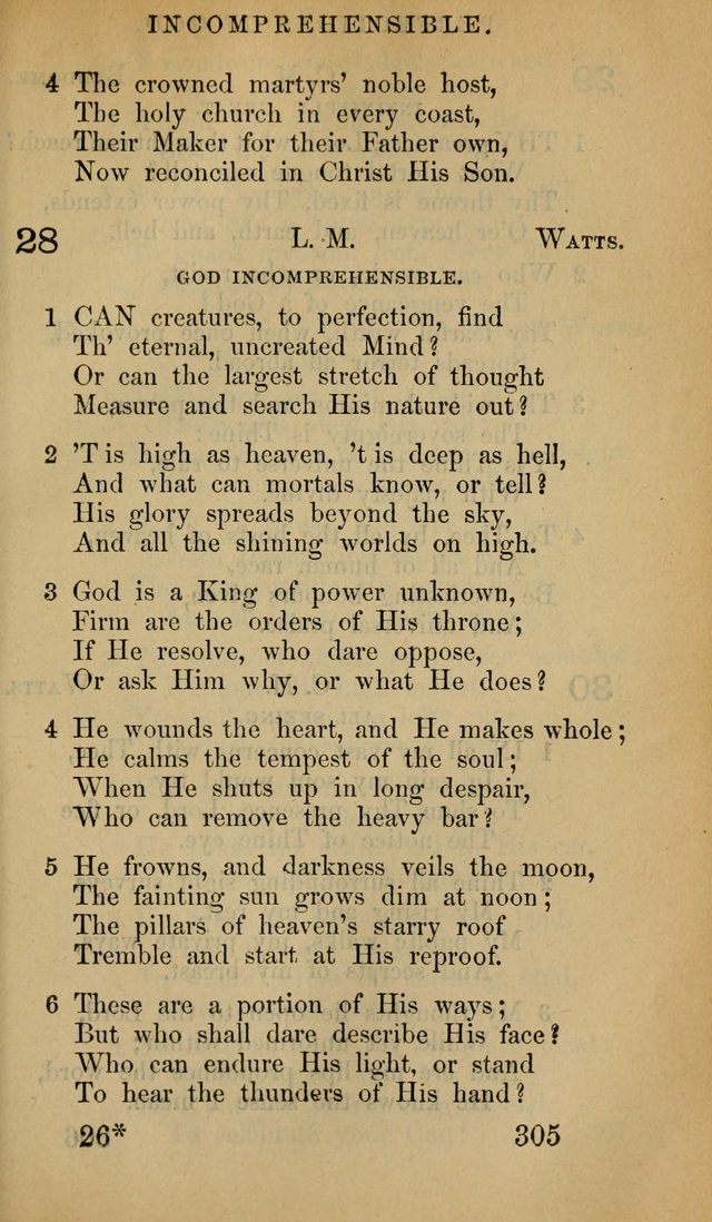 The Psalms and Hymns, with the Doctrinal Standards and Liturgy of the Reformed Protestant Dutch Church in North America page 313