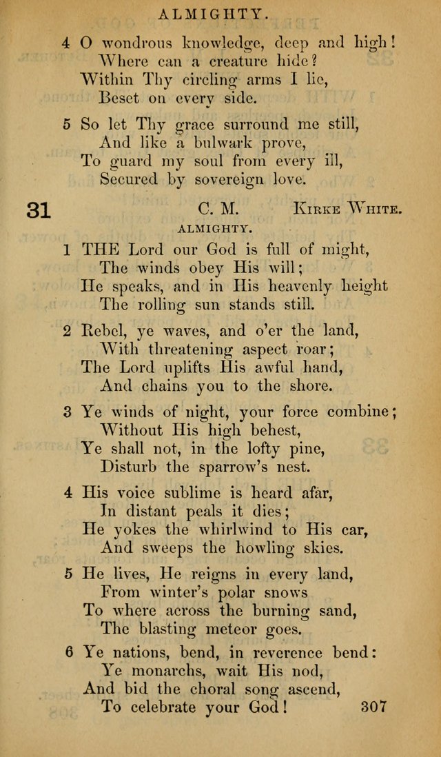 The Psalms and Hymns, with the Doctrinal Standards and Liturgy of the Reformed Protestant Dutch Church in North America page 315