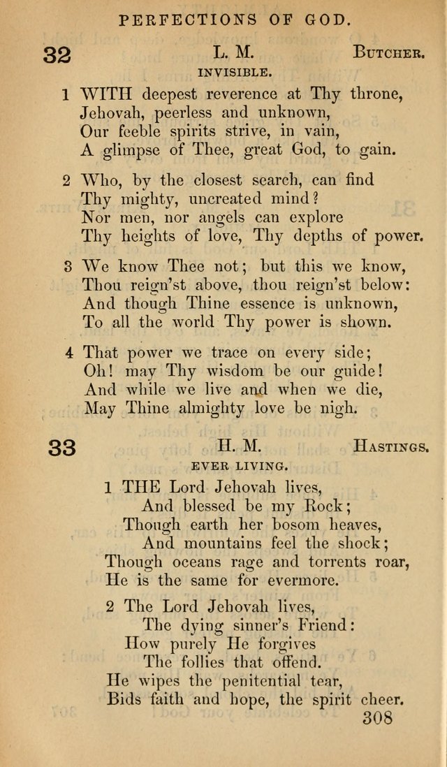 The Psalms and Hymns, with the Doctrinal Standards and Liturgy of the Reformed Protestant Dutch Church in North America page 316