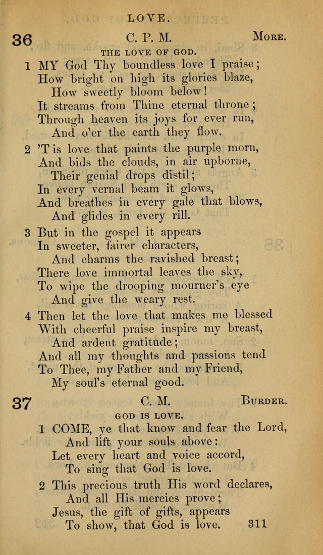 The Psalms and Hymns, with the Doctrinal Standards and Liturgy of the Reformed Protestant Dutch Church in North America page 319