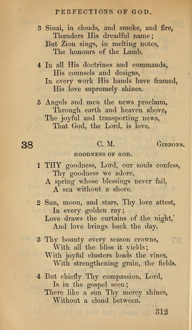 The Psalms and Hymns, with the Doctrinal Standards and Liturgy of the Reformed Protestant Dutch Church in North America page 320