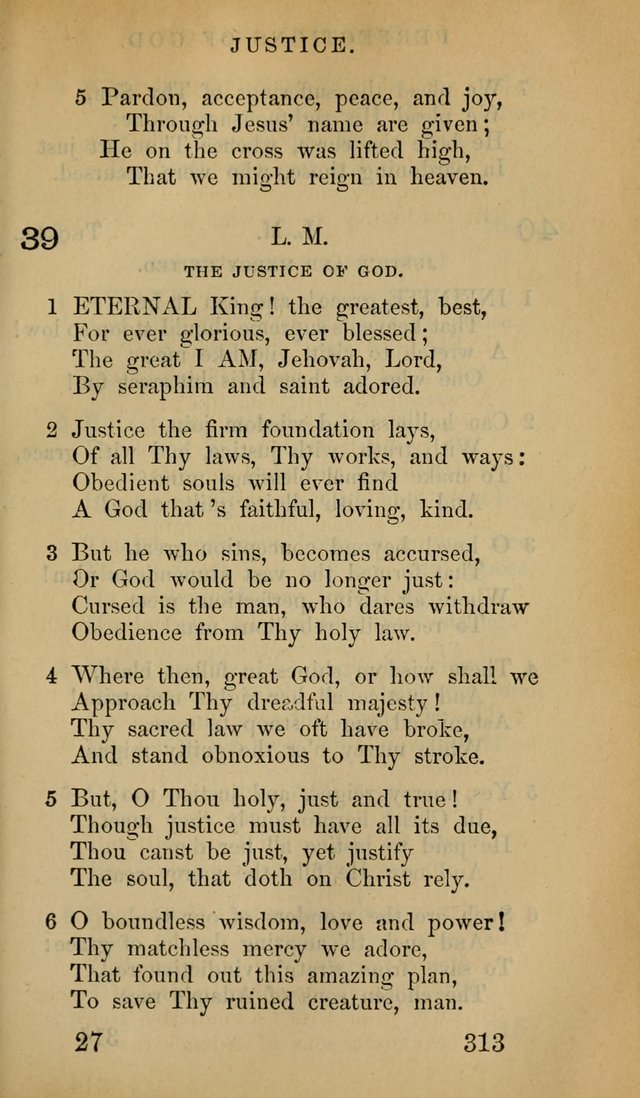 The Psalms and Hymns, with the Doctrinal Standards and Liturgy of the Reformed Protestant Dutch Church in North America page 321