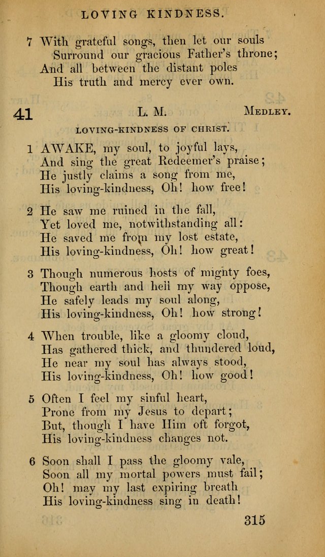 The Psalms and Hymns, with the Doctrinal Standards and Liturgy of the Reformed Protestant Dutch Church in North America page 323