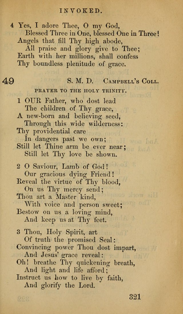 The Psalms and Hymns, with the Doctrinal Standards and Liturgy of the Reformed Protestant Dutch Church in North America page 329