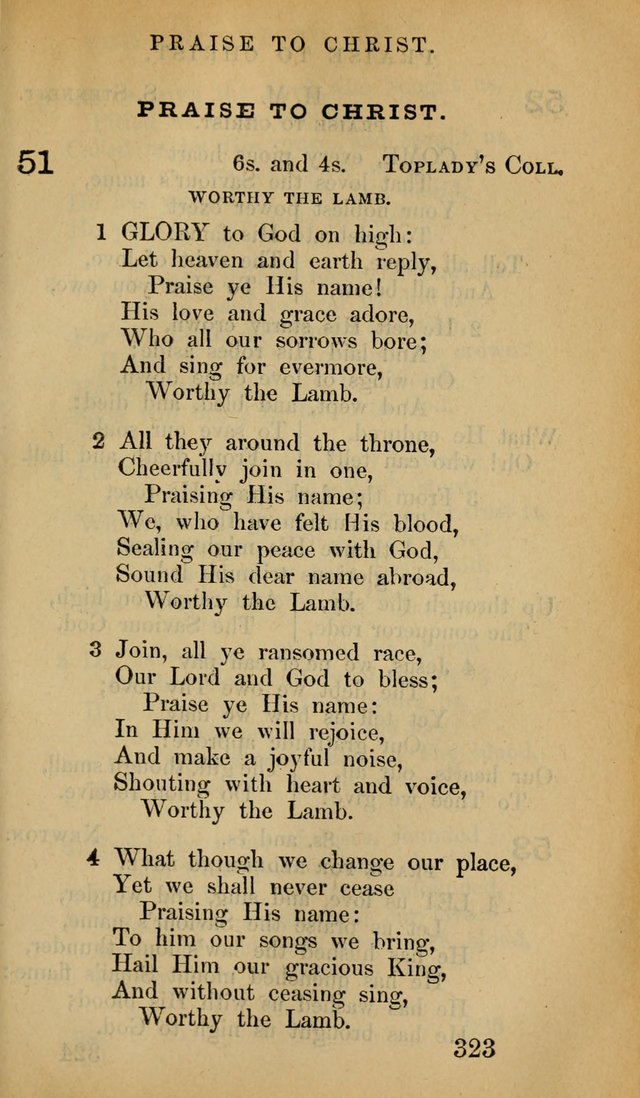 The Psalms and Hymns, with the Doctrinal Standards and Liturgy of the Reformed Protestant Dutch Church in North America page 331