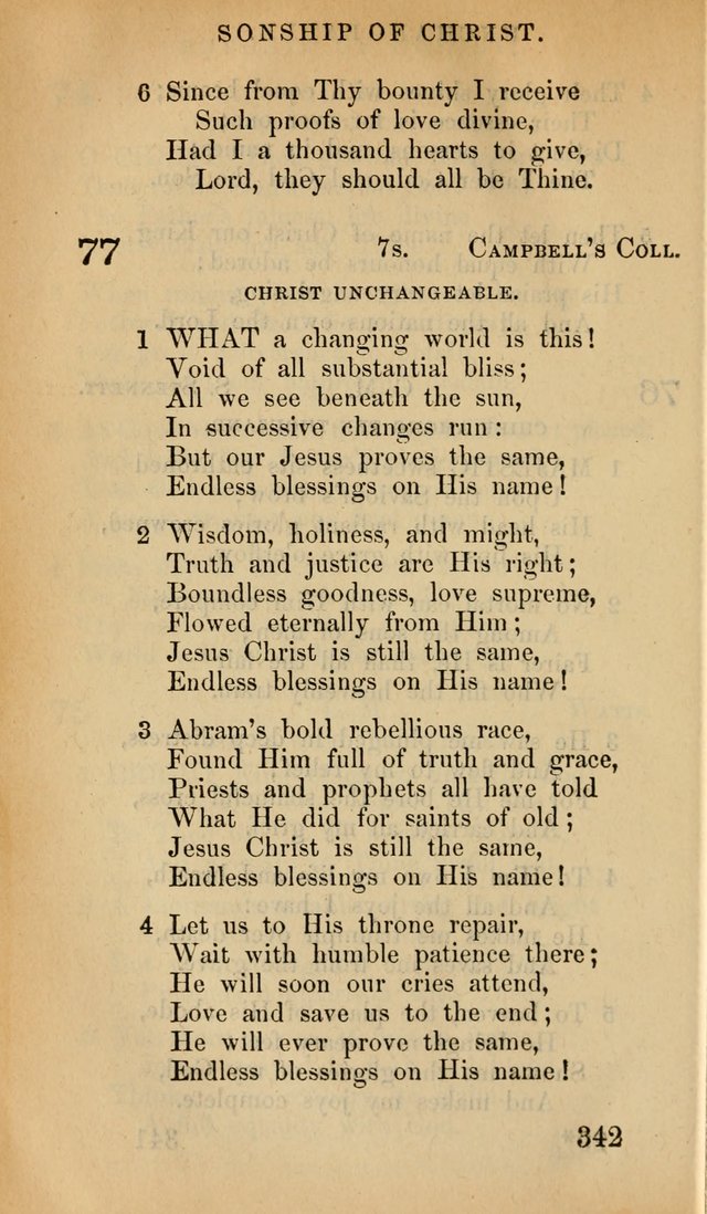 The Psalms and Hymns, with the Doctrinal Standards and Liturgy of the Reformed Protestant Dutch Church in North America page 350