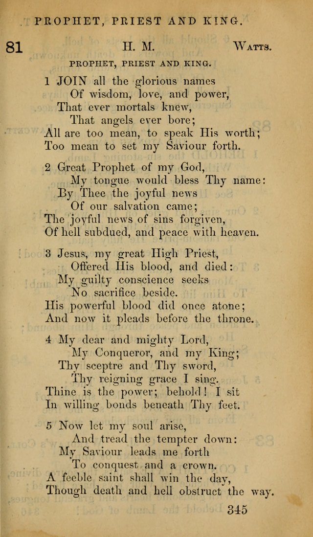 The Psalms and Hymns, with the Doctrinal Standards and Liturgy of the Reformed Protestant Dutch Church in North America page 353