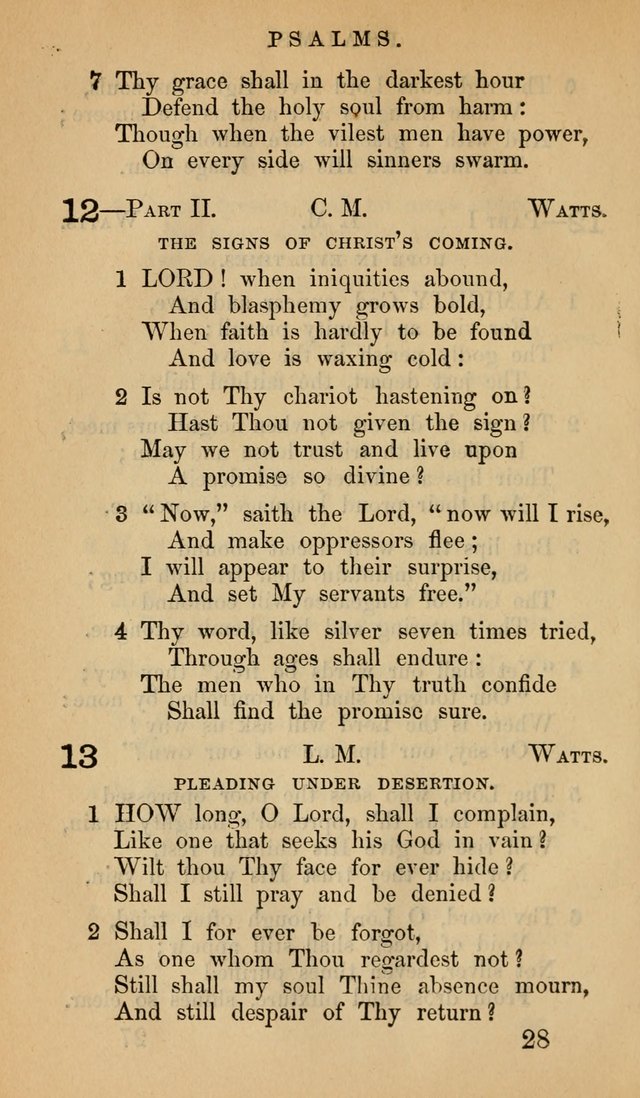 The Psalms and Hymns, with the Doctrinal Standards and Liturgy of the Reformed Protestant Dutch Church in North America page 36