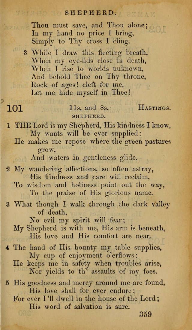 The Psalms and Hymns, with the Doctrinal Standards and Liturgy of the Reformed Protestant Dutch Church in North America page 367