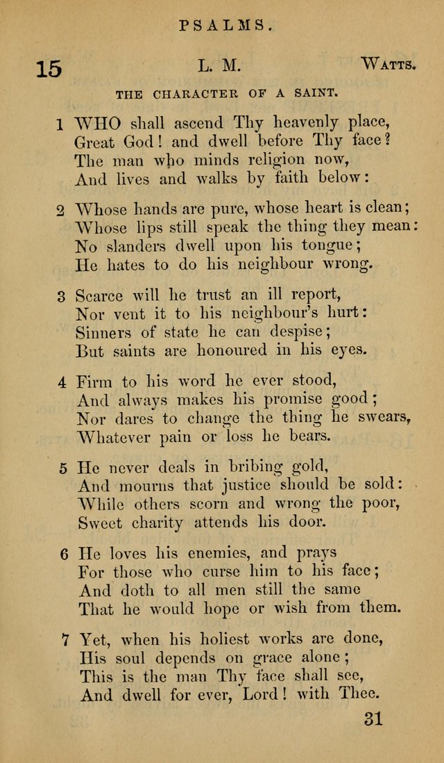 The Psalms and Hymns, with the Doctrinal Standards and Liturgy of the Reformed Protestant Dutch Church in North America page 39