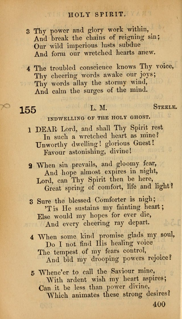 The Psalms and Hymns, with the Doctrinal Standards and Liturgy of the Reformed Protestant Dutch Church in North America page 408