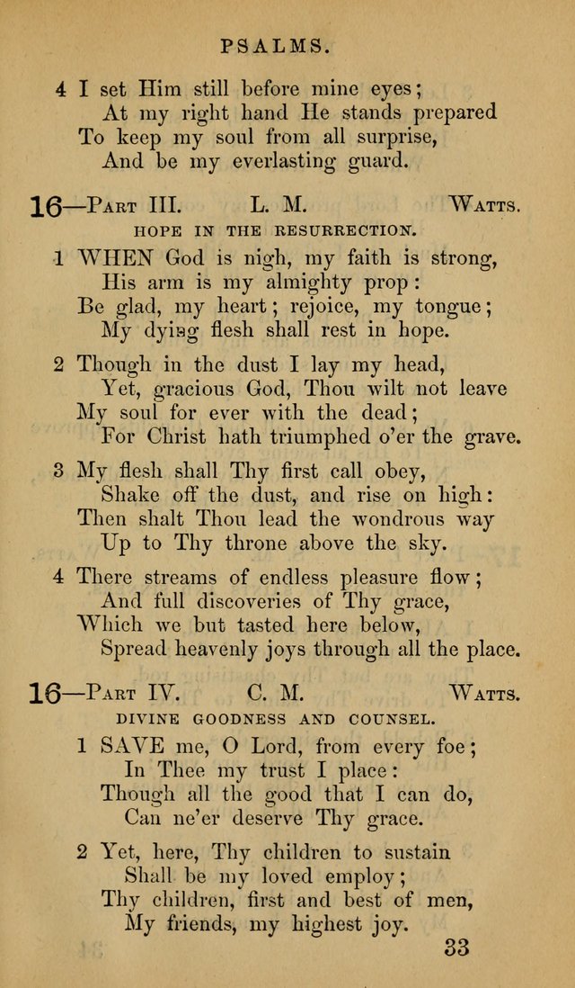 The Psalms and Hymns, with the Doctrinal Standards and Liturgy of the Reformed Protestant Dutch Church in North America page 41