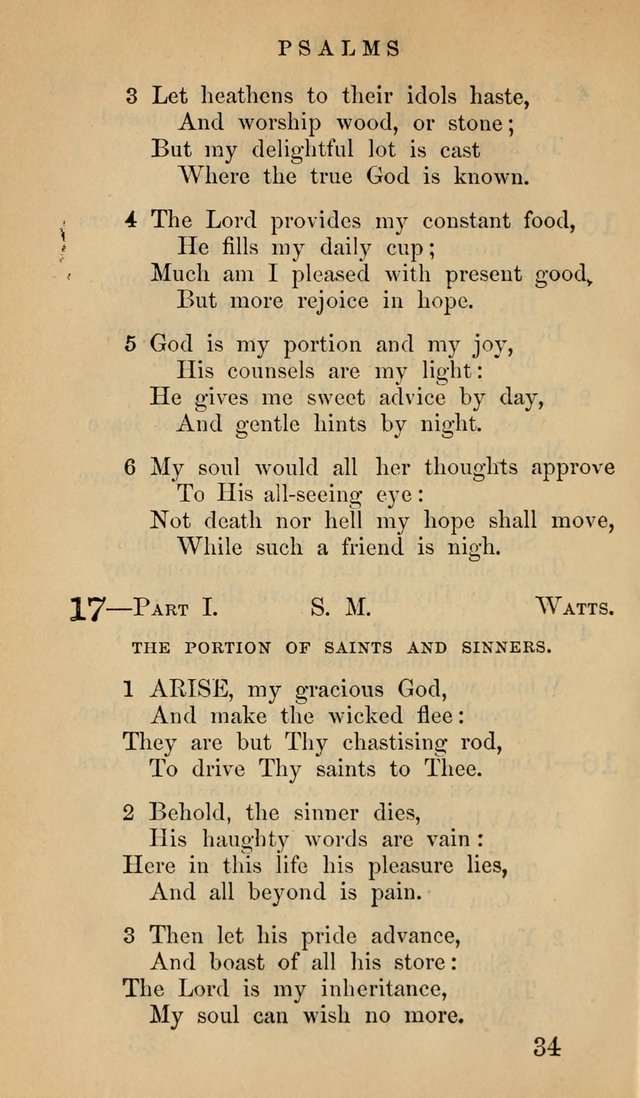 The Psalms and Hymns, with the Doctrinal Standards and Liturgy of the Reformed Protestant Dutch Church in North America page 42