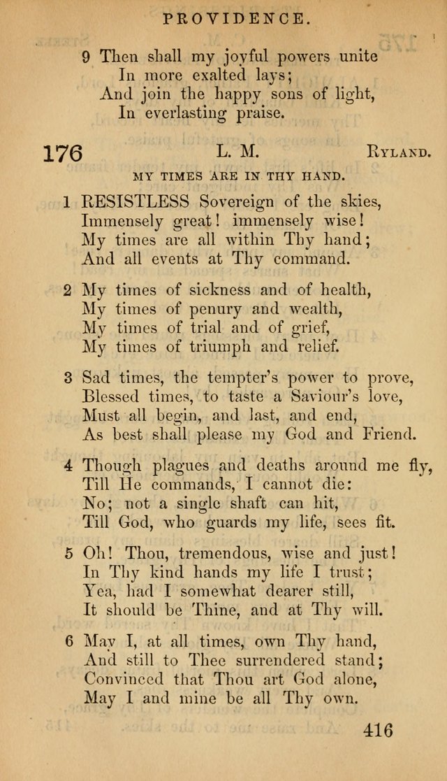 The Psalms and Hymns, with the Doctrinal Standards and Liturgy of the Reformed Protestant Dutch Church in North America page 424