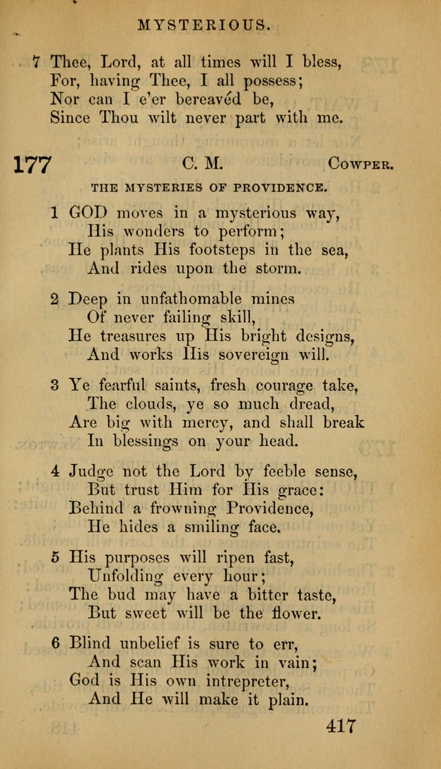 The Psalms and Hymns, with the Doctrinal Standards and Liturgy of the Reformed Protestant Dutch Church in North America page 425