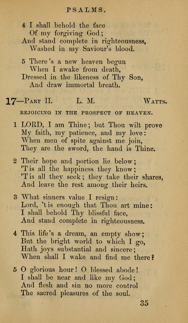 The Psalms and Hymns, with the Doctrinal Standards and Liturgy of the Reformed Protestant Dutch Church in North America page 43