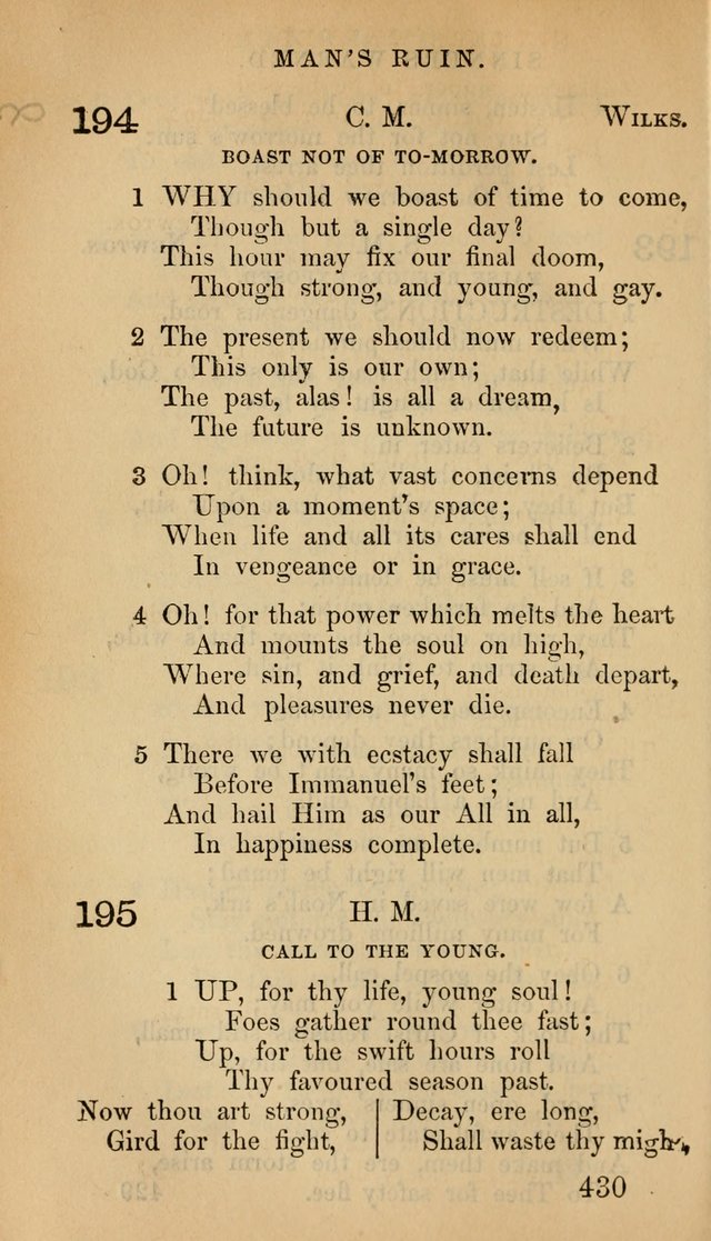 The Psalms and Hymns, with the Doctrinal Standards and Liturgy of the Reformed Protestant Dutch Church in North America page 438